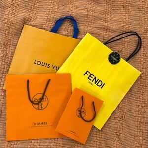 Luxury Designer Shopping Bags Set